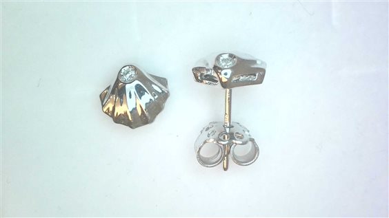Ohrringe Sommer Dame MARE in Weißgold Diamante 0.02 Ct CONCH. CT 0.02 MP QQ  TOT - CONCH. CT 0.02 MP QQ  TOT